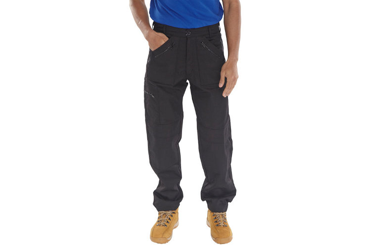 Action work trousers black 38